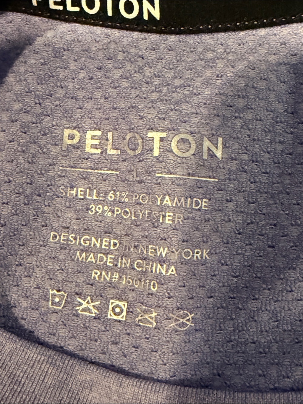 Peloton Men's Sleeveless Training Tank In Periwinkle Blue - Picture 8 of 10